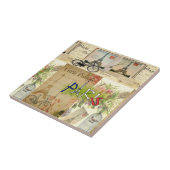 Ceramic Tile Paris Frankrijk Tegeltje (Zijkant)