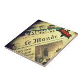 Ceramic Tile Paris Frankrijk Tegeltje (Zijkant)