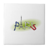 Ceramic Tile Paris Frankrijk Tegeltje (Voorkant)