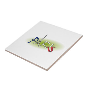 Ceramic Tile Paris Frankrijk Tegeltje