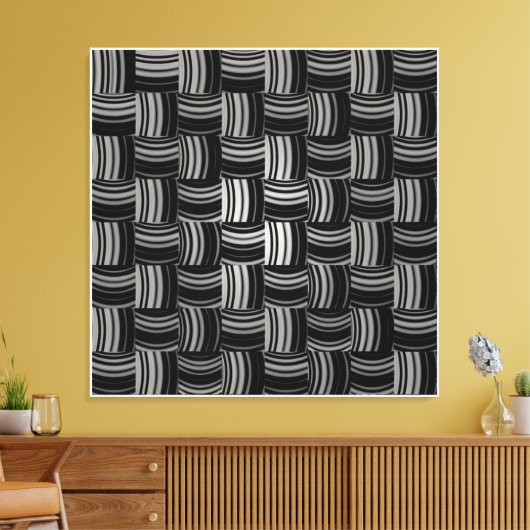 Ceramic Tile Pattern Design  Canvas Afdruk (Insitu (Woonkamer))