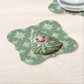 Ceramic Tree Coaster Kartonnen Onderzetters (Gekanteld)