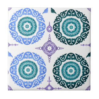 Ceramic Wall Tile – Portuguese Blue & Teal. Tegeltje