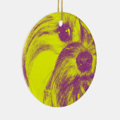 Ceramic Yorkie Ornament (Rechts)