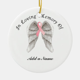 Céramique Ange en ruban rose Ailes Mémoire X Mas Ornement