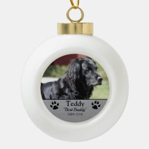 Céramique Boule de Noël meilleur animal de compagnie en céra