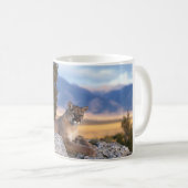 Céramique café Mug Mountain Lion (Devant droit)