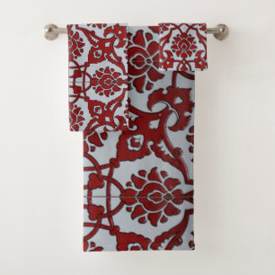 Céramique Florale Rouge Turque