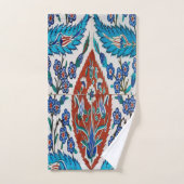 Céramique florale turque (Serviette à main)