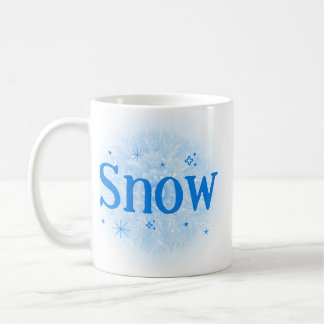 Céramique hivernale à thème neige Mug café personn