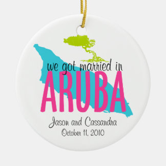 Céramique Marié en ornement d'Aruba