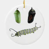 Céramique Noël Ornement Monarque cycle de vie (Dos)