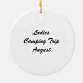 Céramique Ornement de BWCA en rouge (Dos)