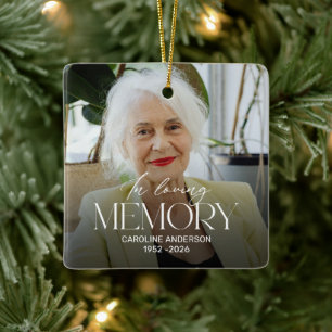 Céramique Ornement de mémoire personnalisé en souvenir affec