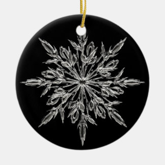 Céramique Ornement en cristal de Noël de flocon de neige