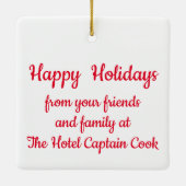 Céramique Ornement Hotel Captain Cook (Dos)