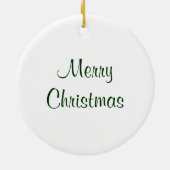 Céramique Ornement rond en pin (Dos)