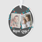 Céramique photo des grands enfants de Noël (devant)