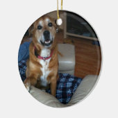 Céramique Ton chien en ornement (Gauche)