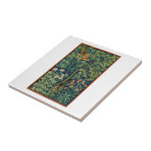 CERAMISCHE TEGEL MET WILLIAM MORRIS PHEASANT ONTWE TEGELTJE (Zijkant)