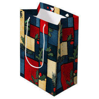 Cerantha - Glasmalerei Weihnachtsmuster (8/12) Medium Cadeauzakje