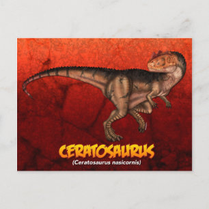 Ceratosaurus Briefkaart