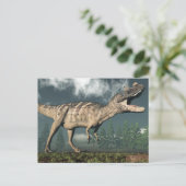 Ceratosaurus dinosaur - 3D rendering Briefkaart (Staand voorkant)