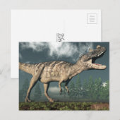 Ceratosaurus dinosaur - 3D rendering Briefkaart (Voorkant / Achterkant)