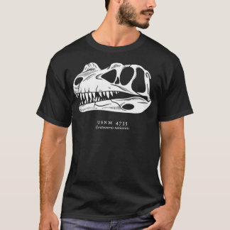 Ceratosaurus fossielenschedelwitte versie t-shirt