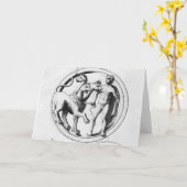 Cerberus Tamed by Hercules Kaart (Gele Bloem)