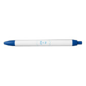 Cercle à pois bleu, c'est un garçon stylos personn (Devant)