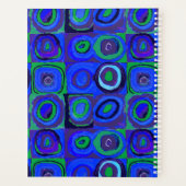 Cercle Carré Kandinsky Farbstudie Blue Quadrate (Dos)