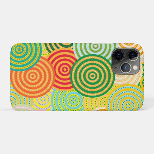 Cercle-Cercles iPhone / coque ipad (Dos (Horizontal))