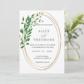 Cercle d'amour | Invitation de mariage (Debout devant)