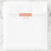 Cercle d'amour Monogramme Stickers Coeur (Sac)