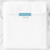 Cercle d'amour Monogramme Stickers Coeur (Sac)