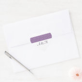 Cercle d'amour Monogramme Stickers Coeur (Enveloppe)