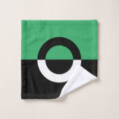 Cercle de bloc de couleur (Gant de toilette)