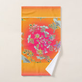 Cercle De Bouquets Floraux (Serviette à main)