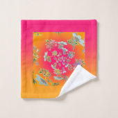 Cercle De Bouquets Floraux (Gant de toilette)