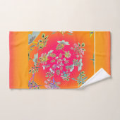 Cercle De Bouquets Floraux (Serviette à main)