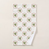 Cercle de cactus de la collection | de Llamarama (Serviette à main)