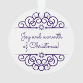 Cercle de Noël Ornement de Noël Reindeer (dos)