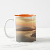 Cercle de sable à la tasse de coucher du soleil (Gauche)