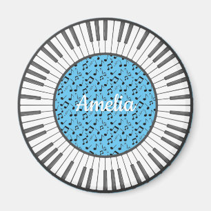 Cercle de touches de piano Magnet de conception