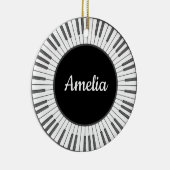 Cercle de touches de piano ornement de conception (Droite)