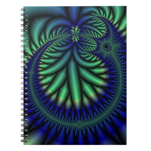 Cercle de vie carnet d'art fractal (Devant)