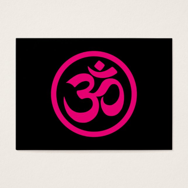 Cercle de yoga rose et noir (Devant)