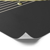 Cercle des 50 Déco Gold 2 Poster mural (sombre) (Coin)