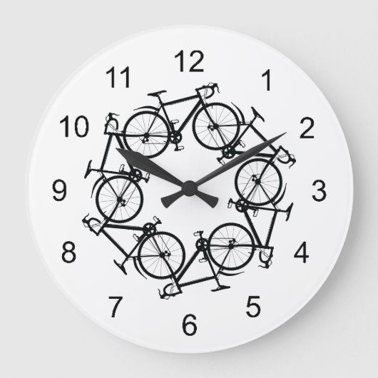 Cercle des Cycles Cyclisme Horloge murale (Recto)